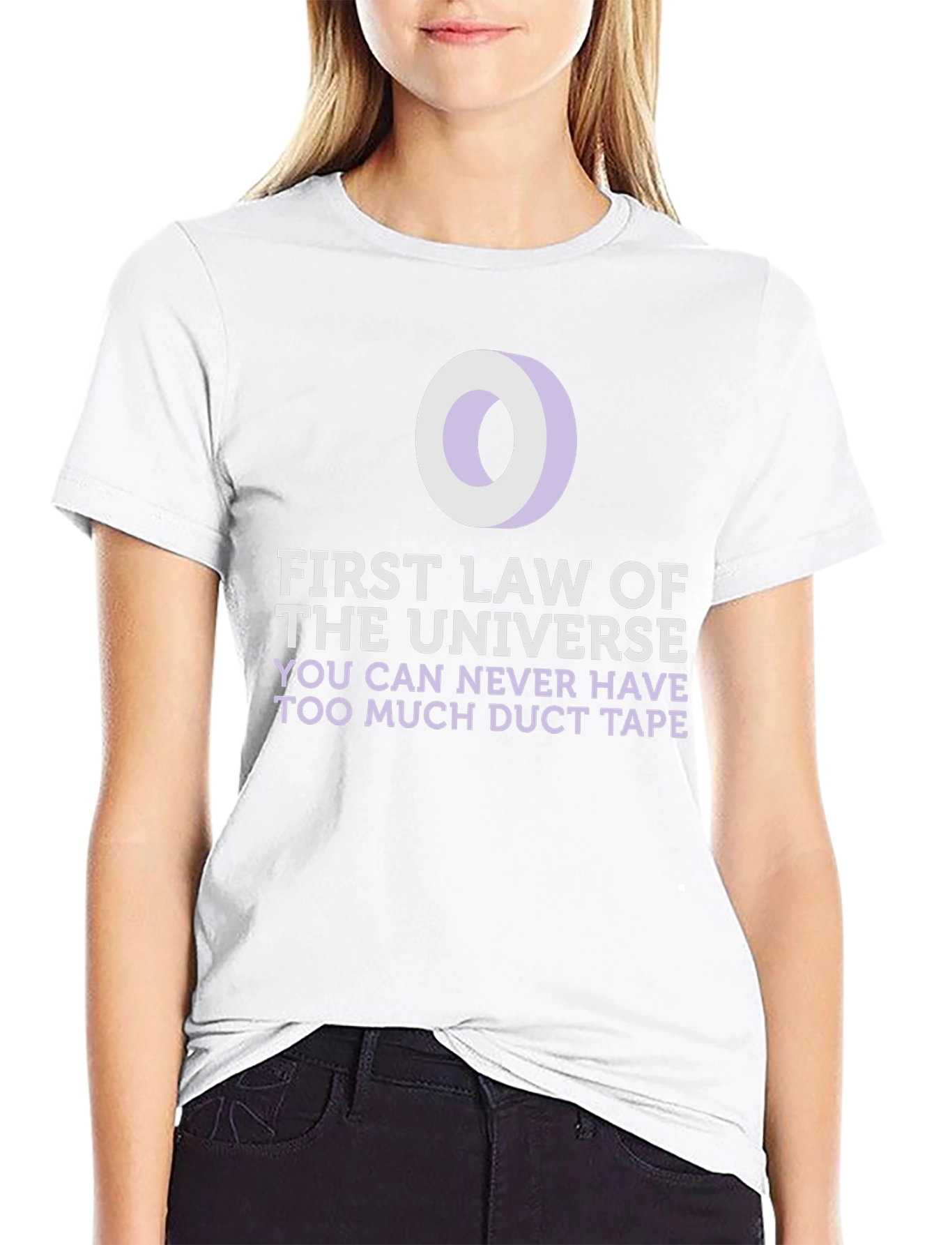 Duct Tape T-Shirt: First Law of the Universe Funny Tee