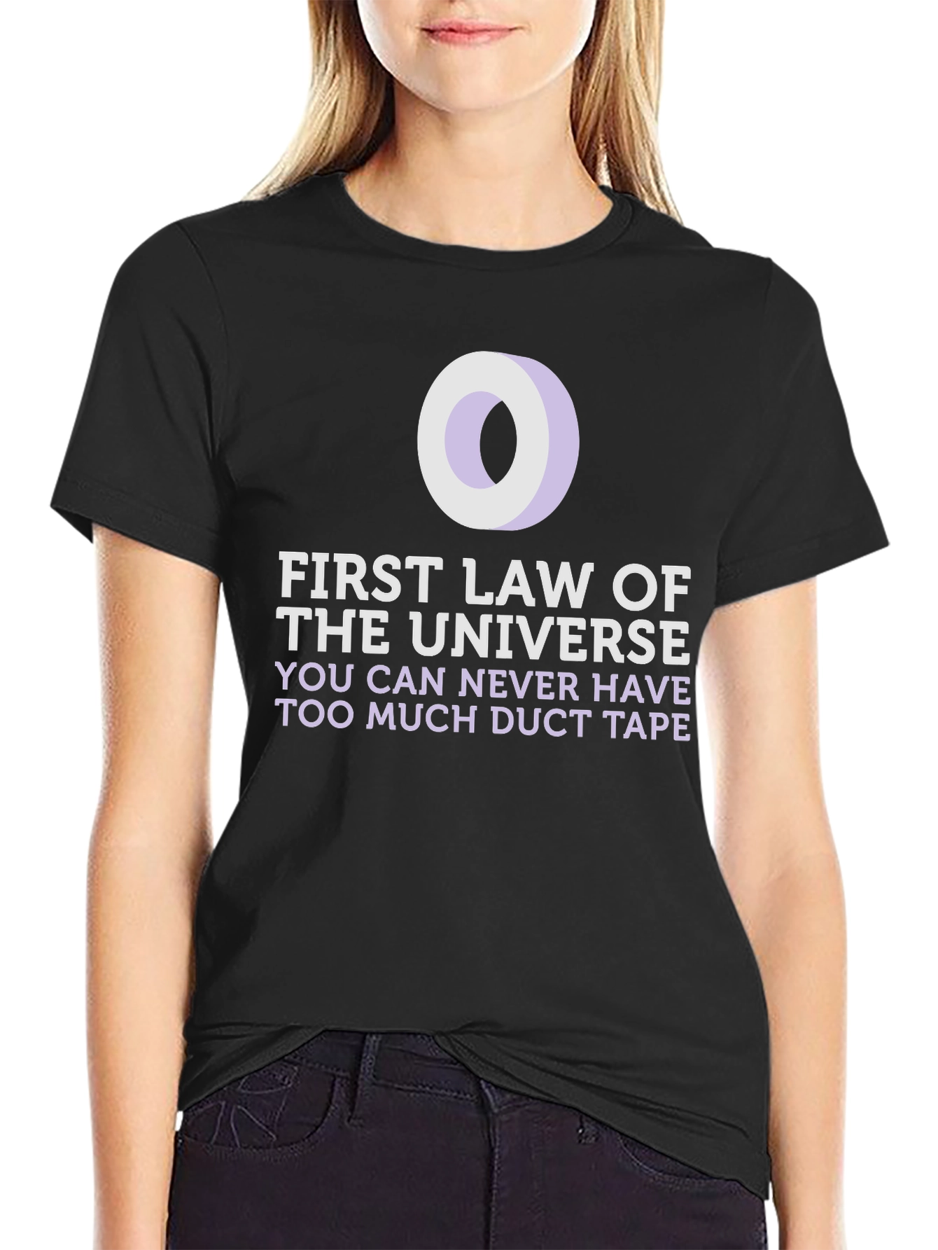 Duct Tape T-Shirt: First Law of the Universe Funny Tee