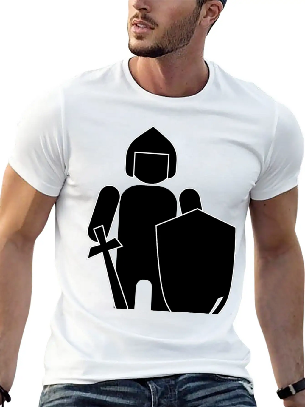 Krone Crown Koenig King Castle Schloss Tower Burg1 Basic Graphic T-Shirt – Daily Comfort In Soft Cotton