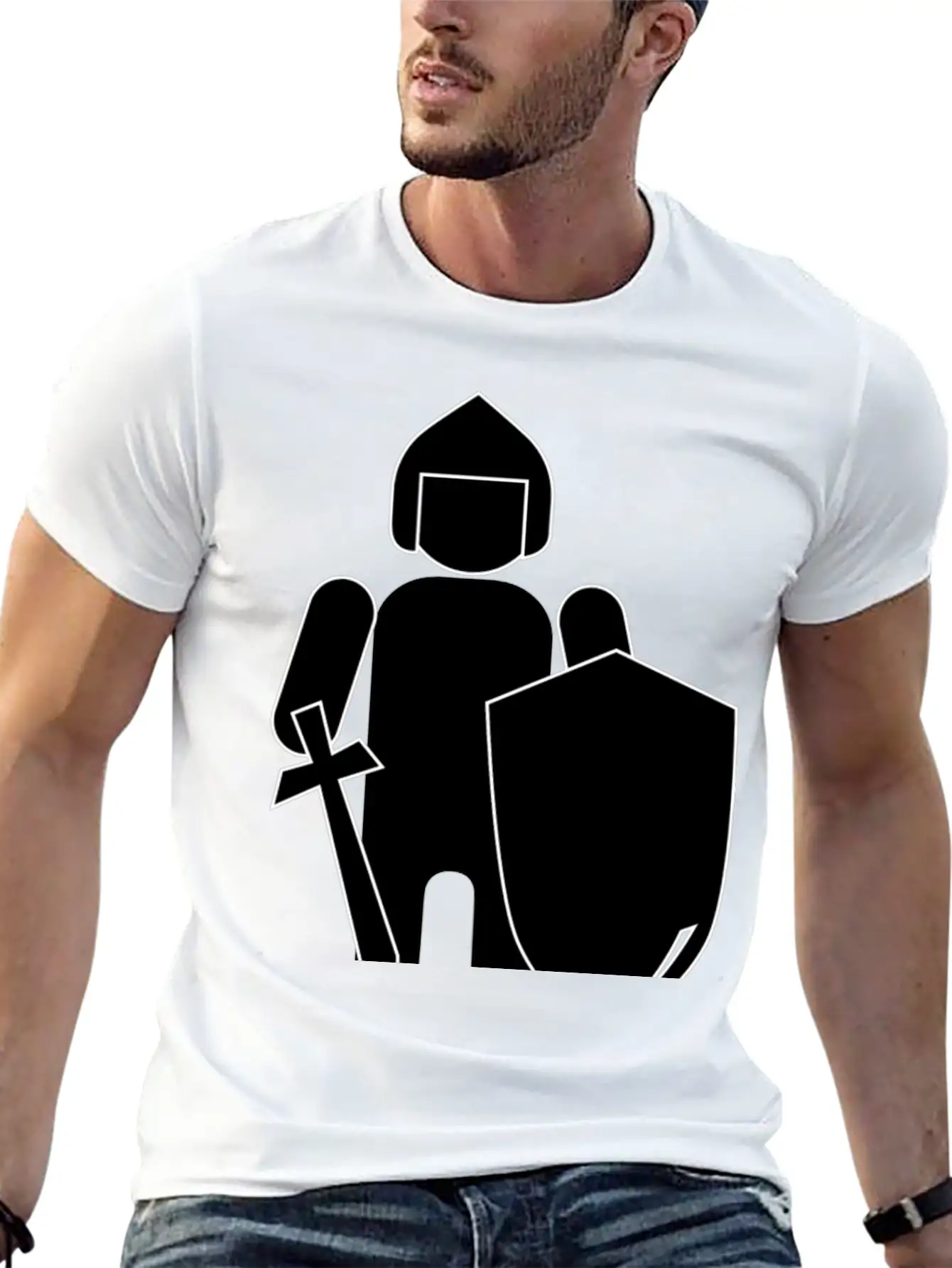 Krone Crown Koenig King Castle Schloss Tower Burg1 Basic Graphic T-Shirt – Daily Comfort In Soft Cotton