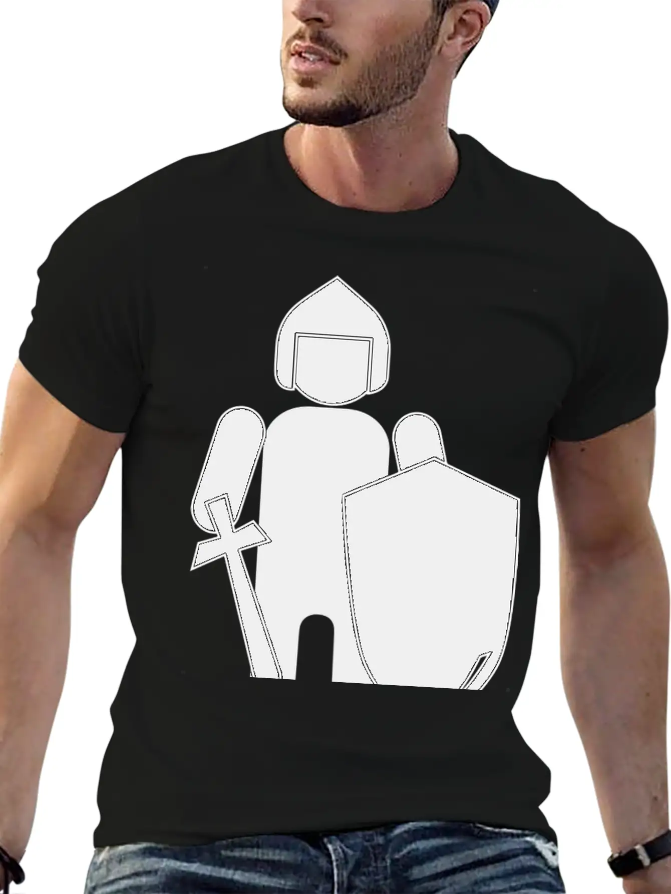 Krone Crown Koenig King Castle Schloss Tower Burg1 Basic Graphic T-Shirt – Daily Comfort In Soft Cotton