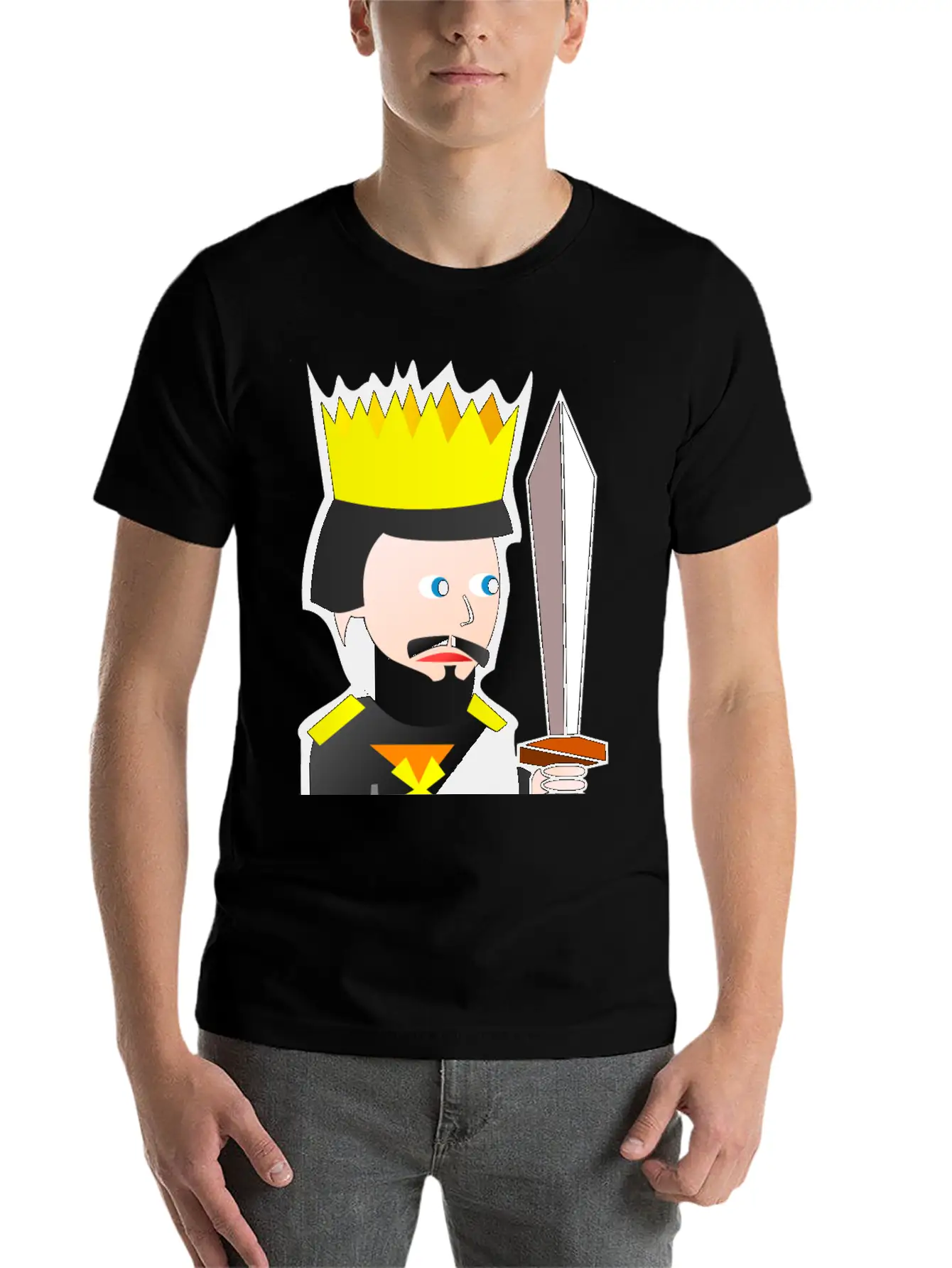 Krone Crown Koenig King Castle Schloss Tower Burg1 Relaxed Everyday Tee – Lightweight And Durable Cotton