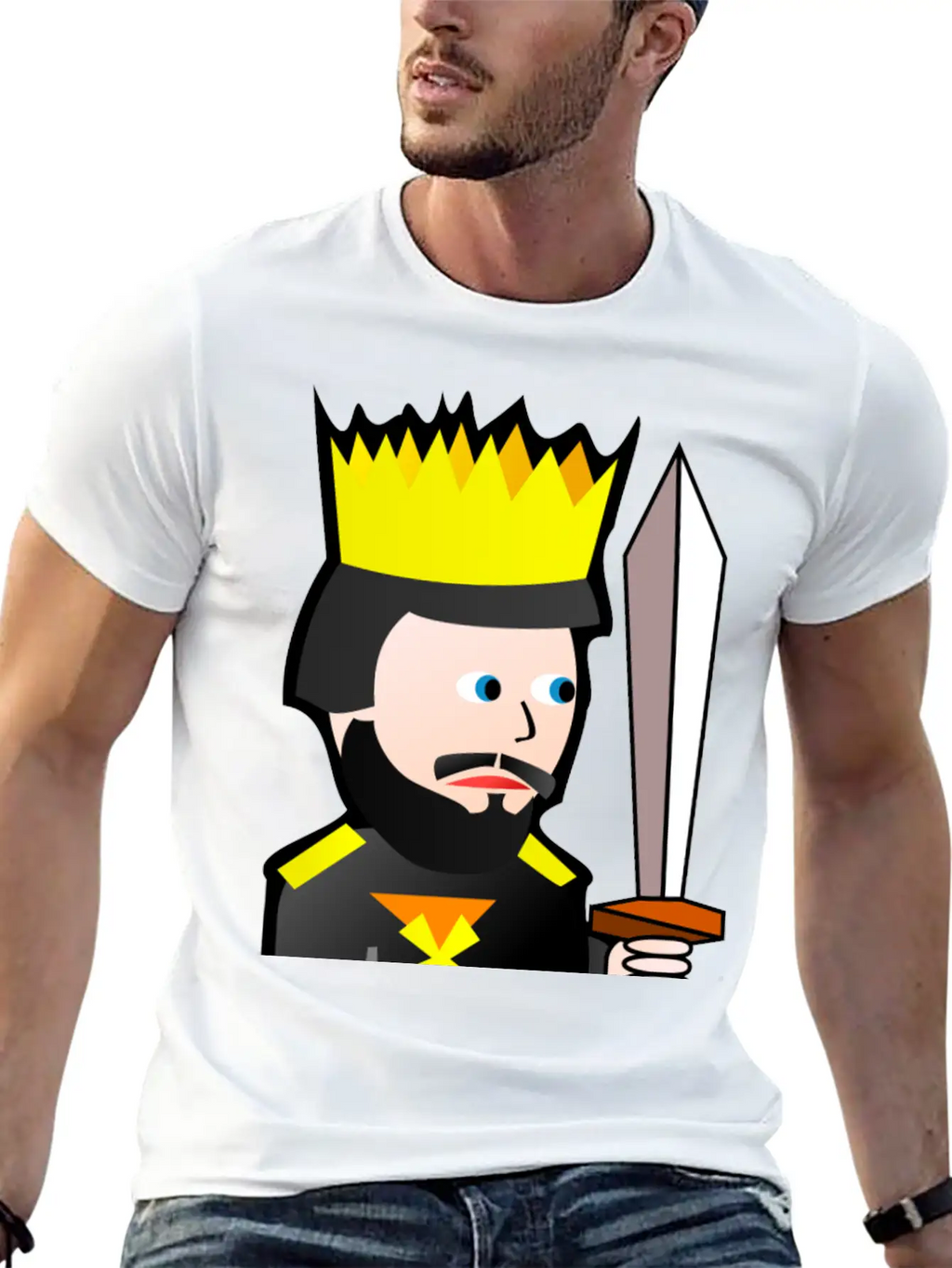 Krone Crown Koenig King Castle Schloss Tower Burg1 Relaxed Everyday Tee – Lightweight And Durable Cotton