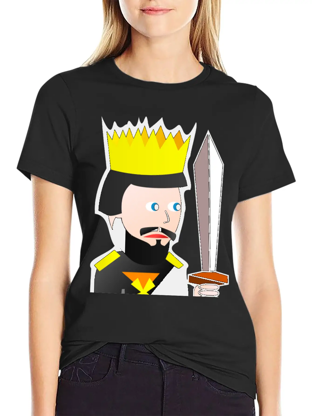 Krone Crown Koenig King Castle Schloss Tower Burg1 Relaxed Everyday Tee – Lightweight And Durable Cotton
