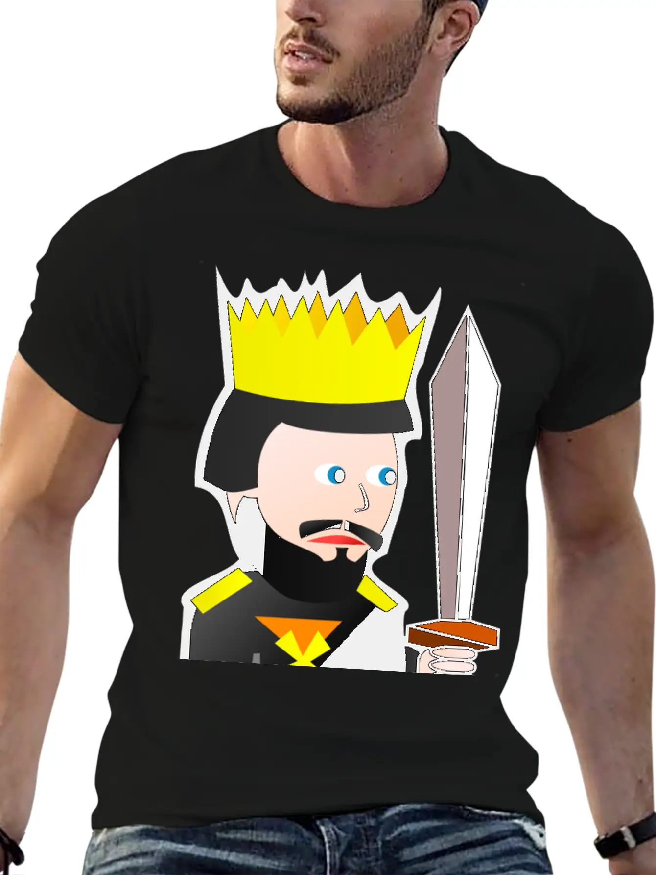 Krone Crown Koenig King Castle Schloss Tower Burg1 Relaxed Everyday Tee – Lightweight And Durable Cotton