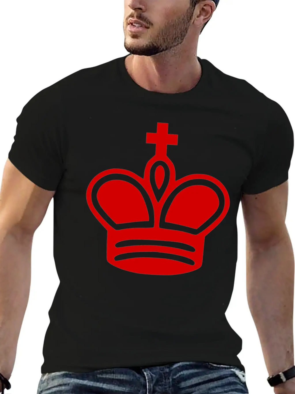 Krone Crown Koenig King Castle Schloss Tower Burg1 Unisex Casual T-Shirt – Clean Design For Daily Comfort