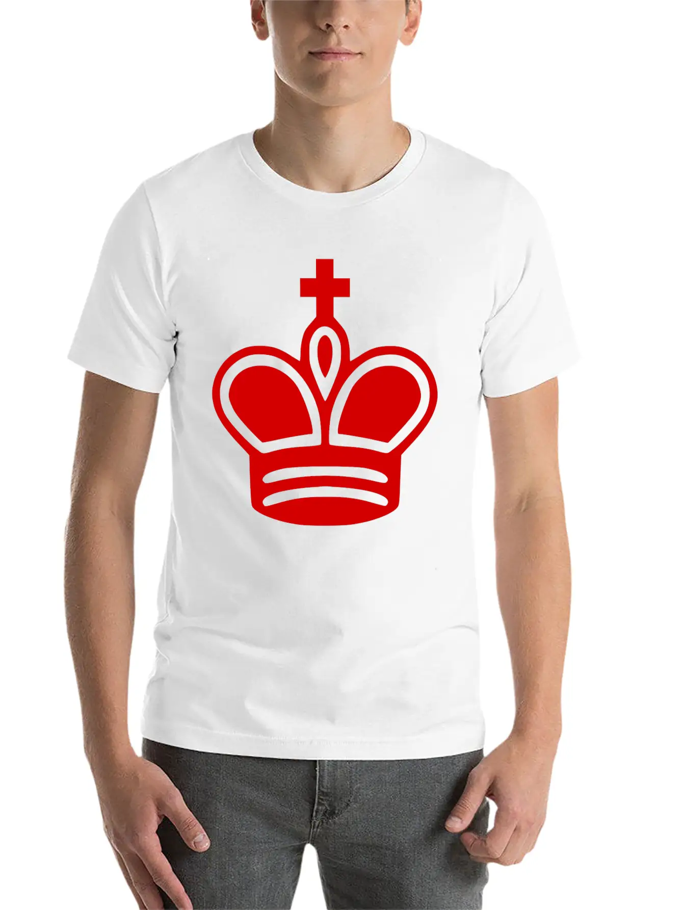 Krone Crown Koenig King Castle Schloss Tower Burg1 Unisex Casual T-Shirt – Clean Design For Daily Comfort