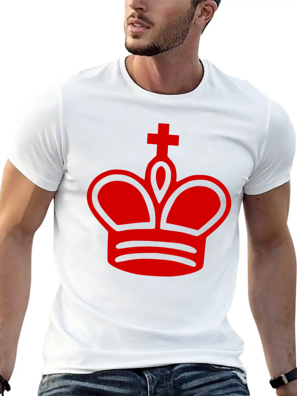 Krone Crown Koenig King Castle Schloss Tower Burg1 Unisex Casual T-Shirt – Clean Design For Daily Comfort