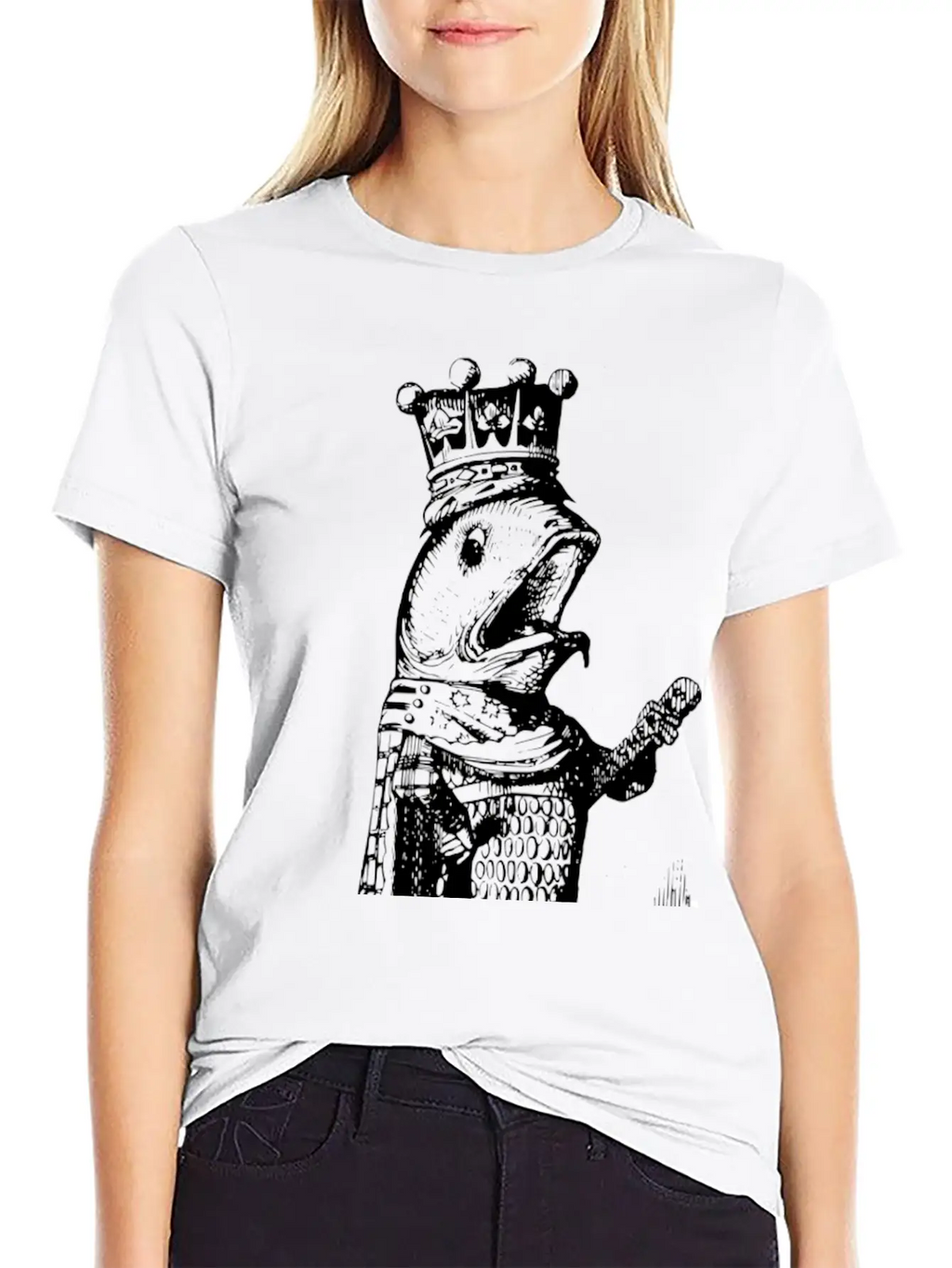 Krone Crown Koenig King Castle Schloss Tower Burg2 Relaxed Everyday Tee – Lightweight And Durable Cotton