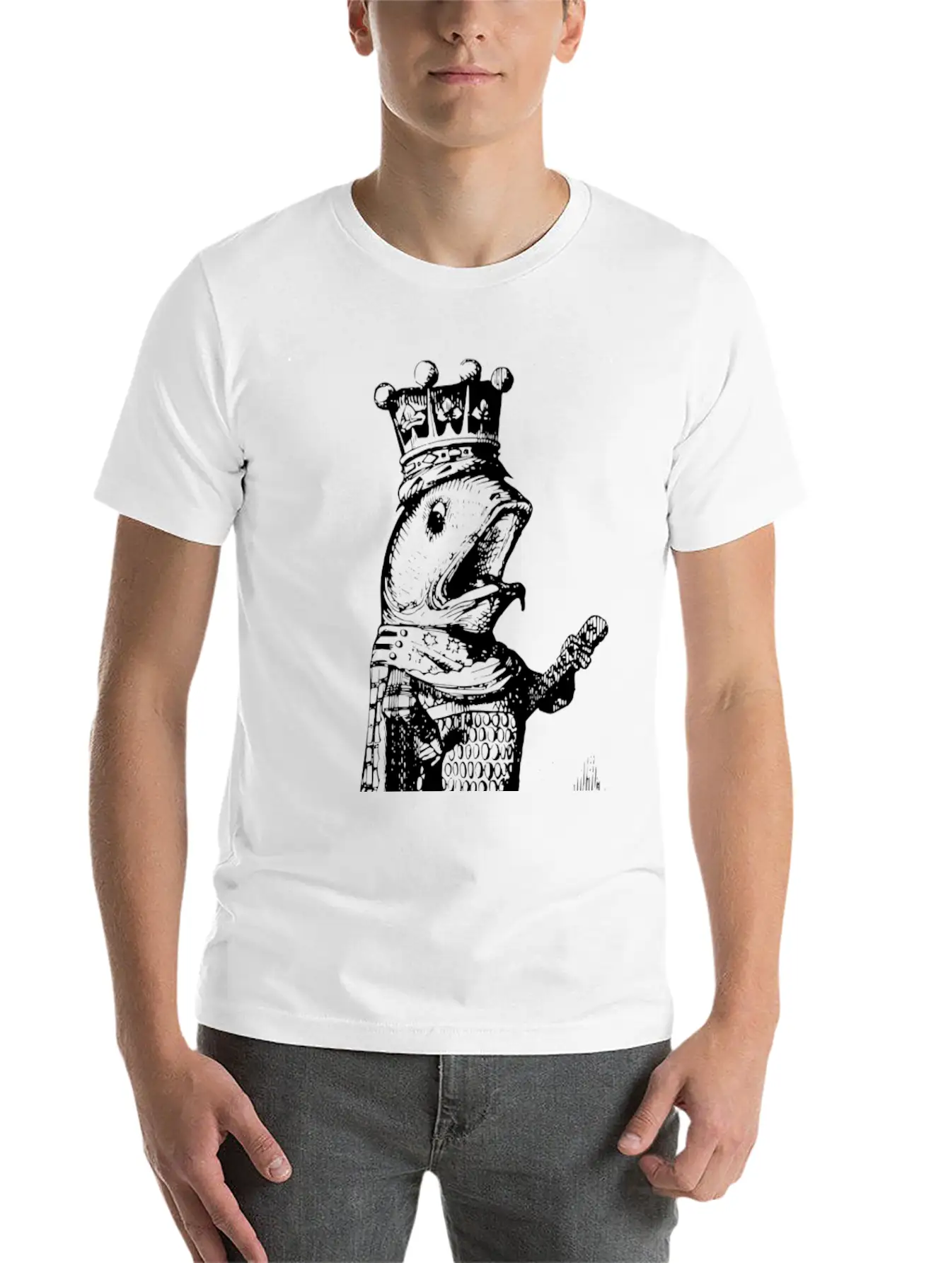 Krone Crown Koenig King Castle Schloss Tower Burg2 Relaxed Everyday Tee – Lightweight And Durable Cotton