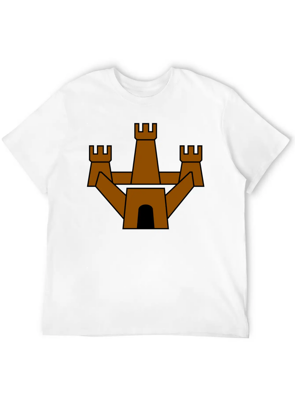 Krone Crown Koenig King Castle Schloss Tower Burg8 Breathable Soft Cotton T-Shirt – Timeless Casual Look