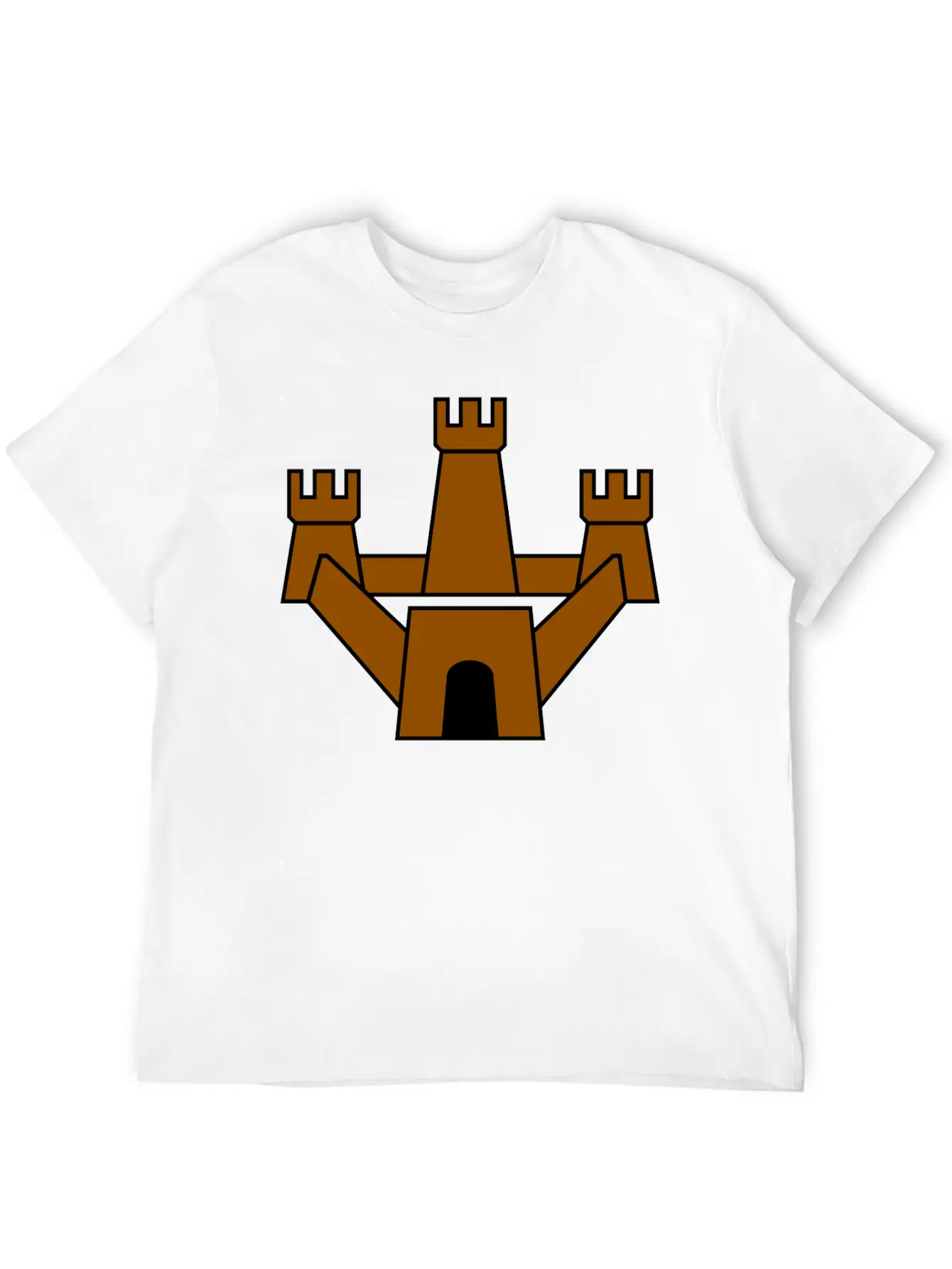 Krone Crown Koenig King Castle Schloss Tower Burg8 Breathable Soft Cotton T-Shirt – Timeless Casual Look