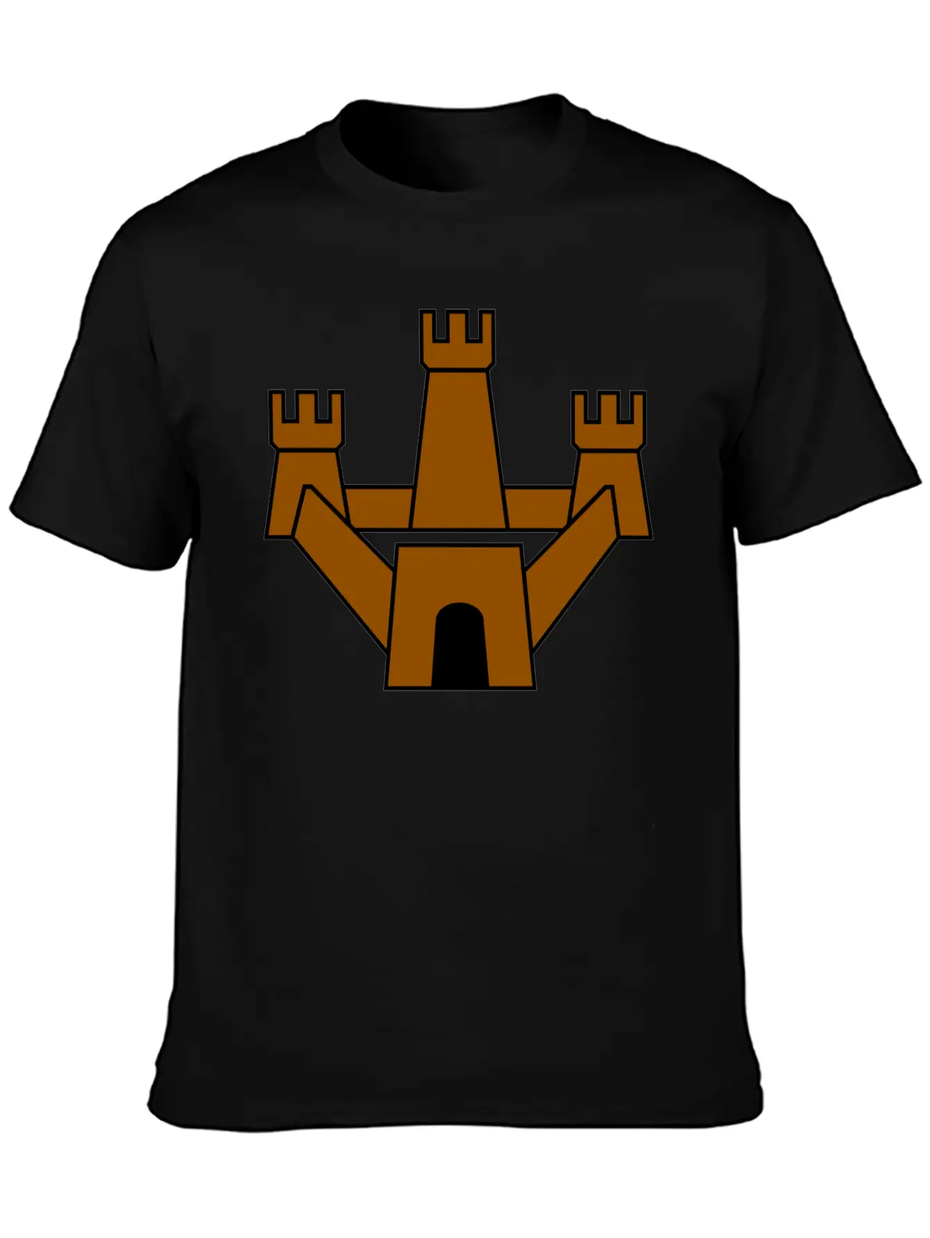 Krone Crown Koenig King Castle Schloss Tower Burg8 Breathable Soft Cotton T-Shirt – Timeless Casual Look
