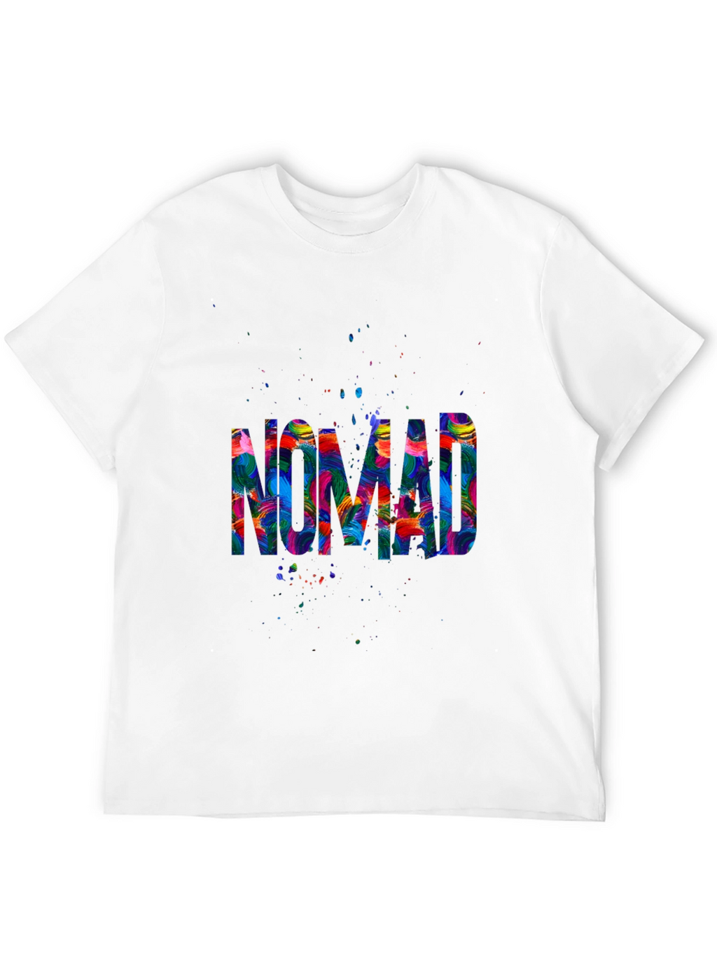 Nomad Graphic Tee - Vibrant Artistic Design