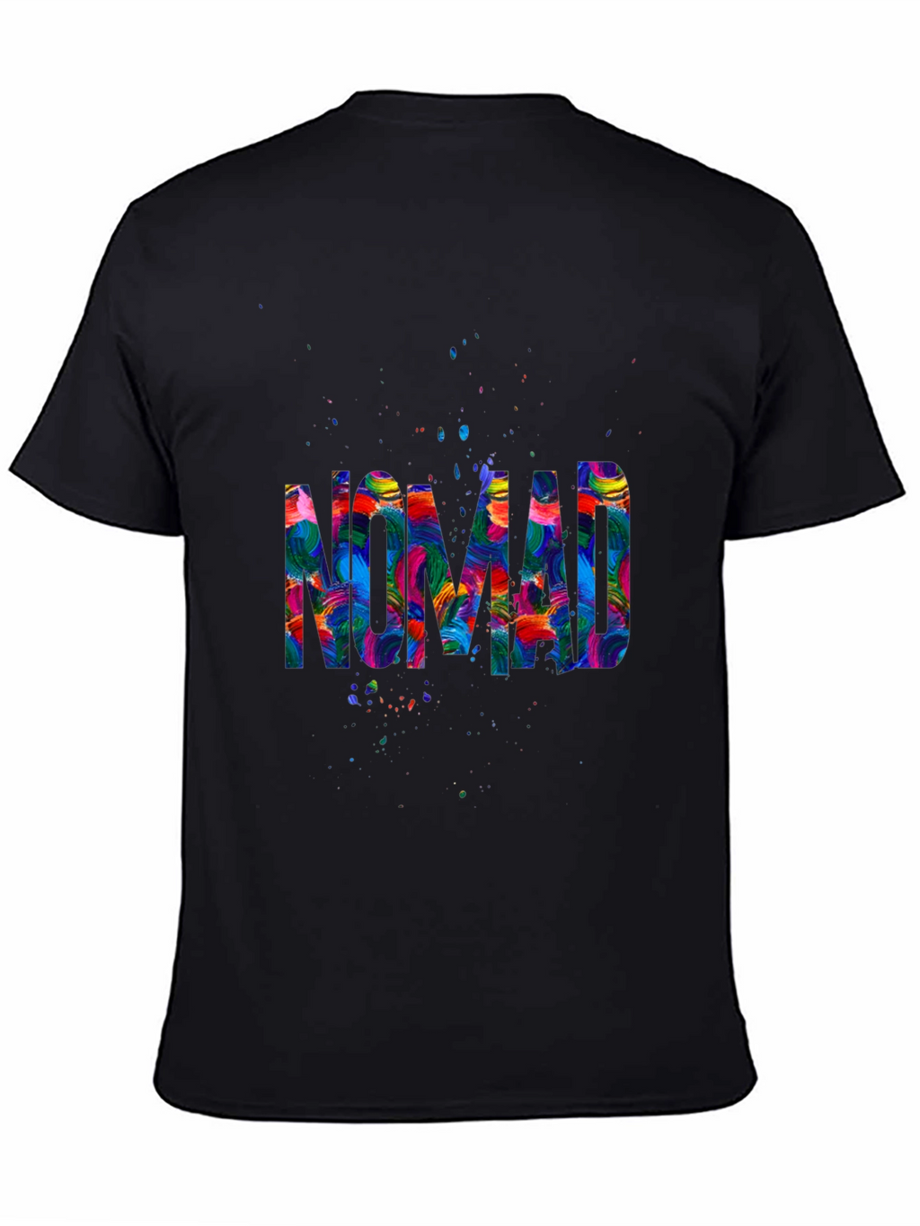Nomad Graphic Tee - Vibrant Artistic Design