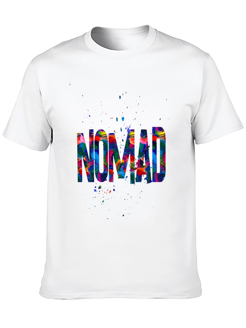 Nomad Graphic Tee - Vibrant Artistic Design