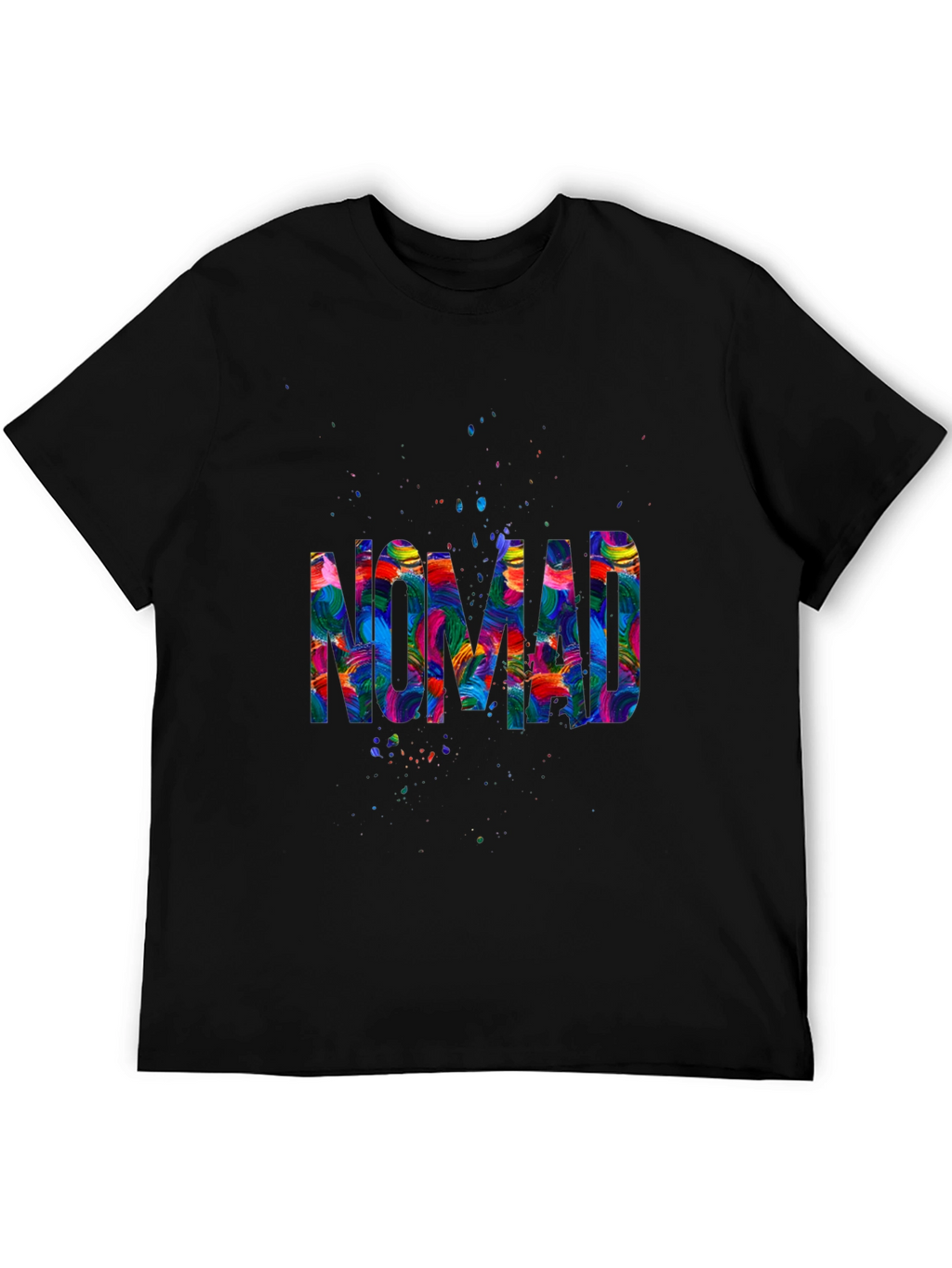 Nomad Graphic Tee - Vibrant Artistic Design
