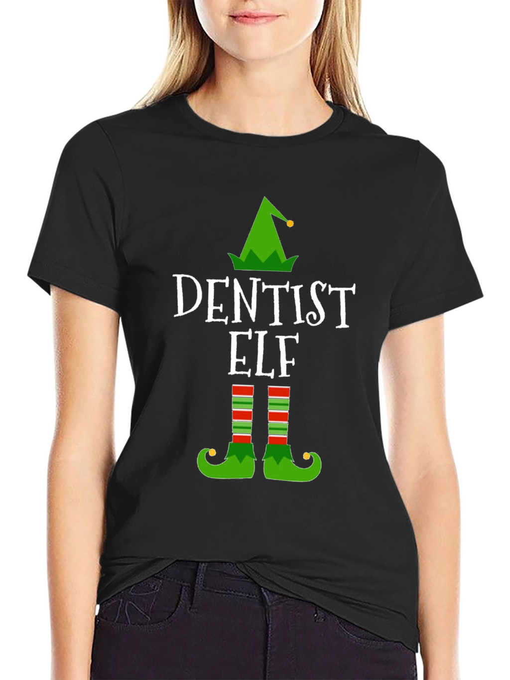 Dentist Elf Christmas T-Shirt