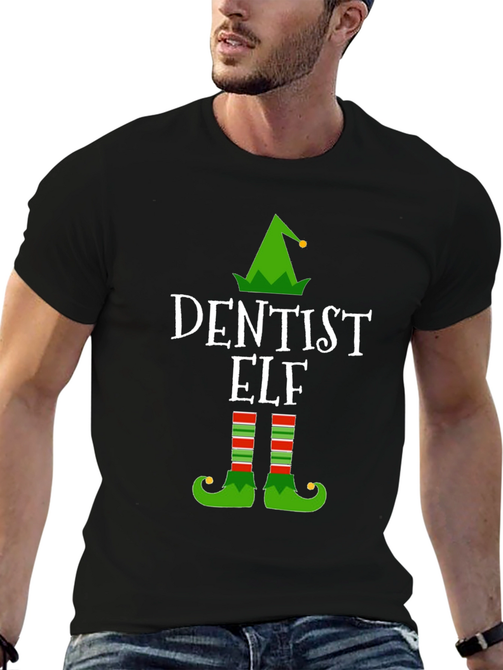 Dentist Elf Christmas T-Shirt