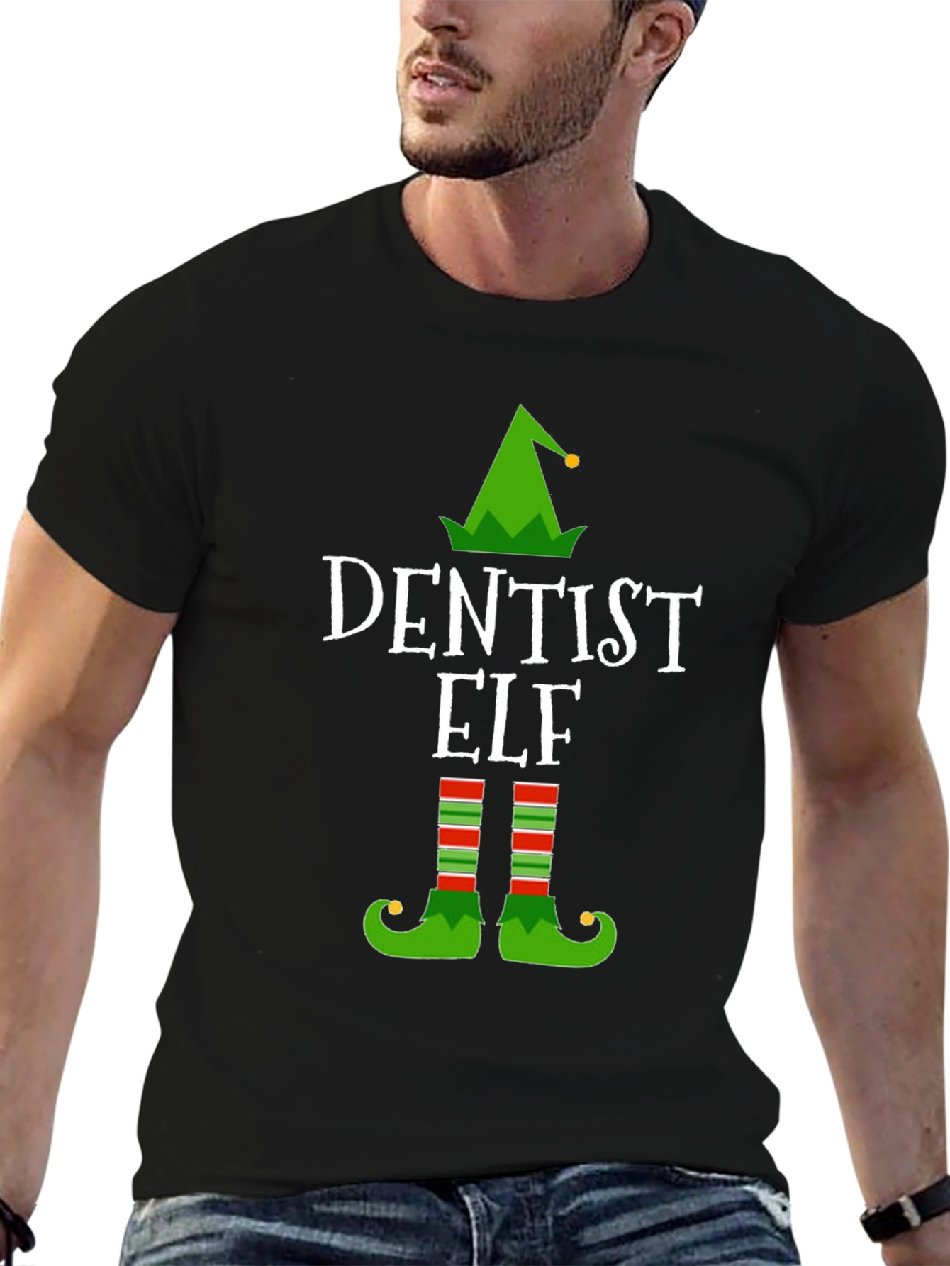 Dentist Elf Christmas T-Shirt
