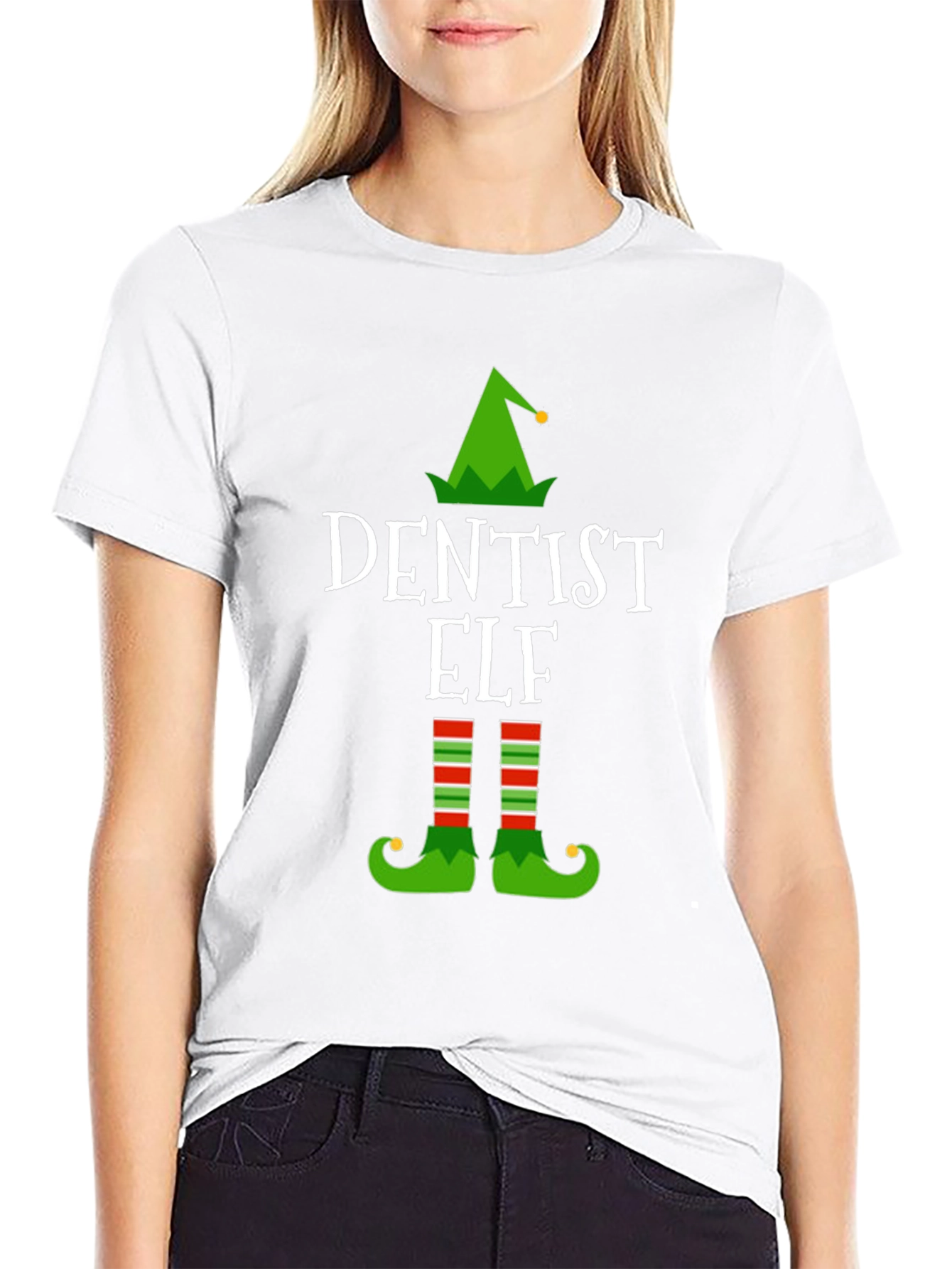 Dentist Elf Christmas T-Shirt