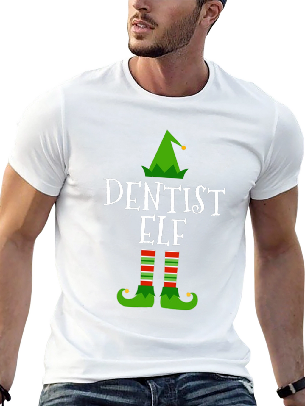 Dentist Elf Christmas T-Shirt