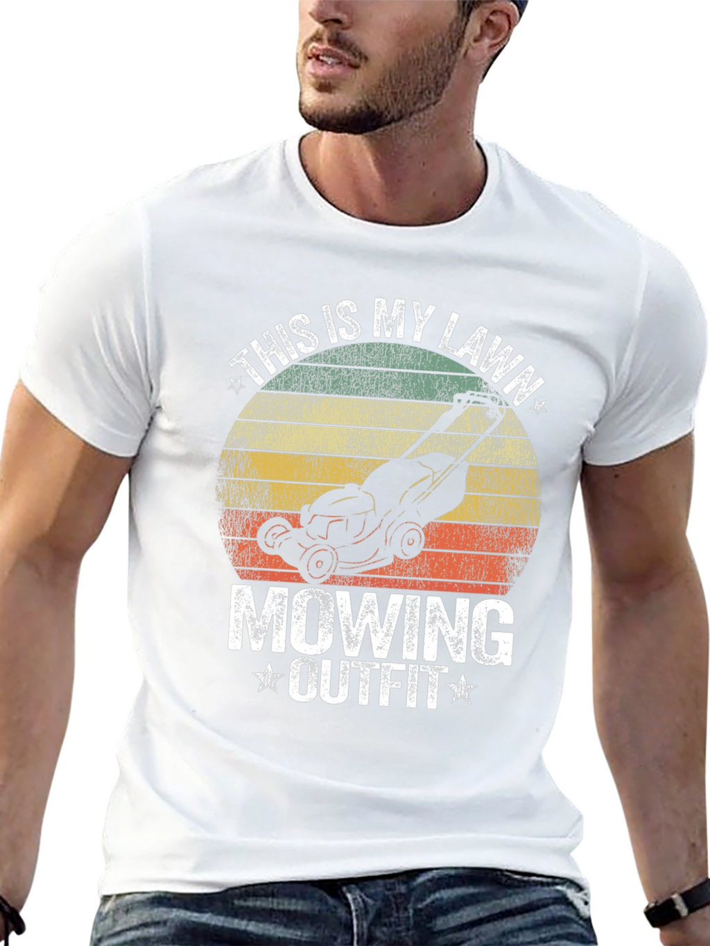 This is My Lawn Mowing Outfit T-Shirt
