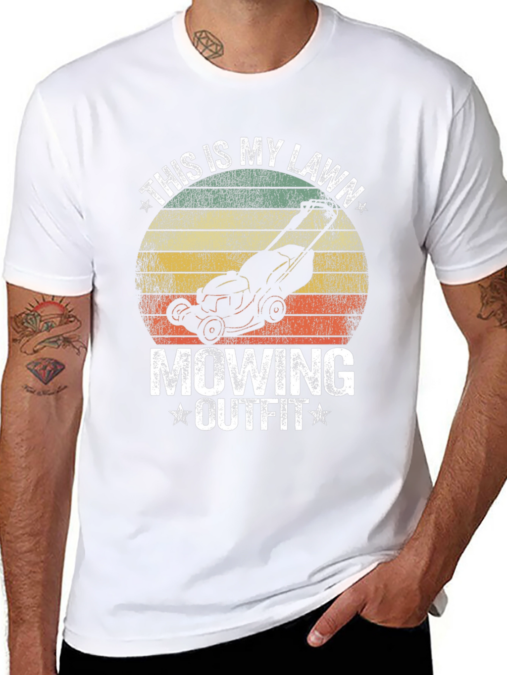 This is My Lawn Mowing Outfit T-Shirt