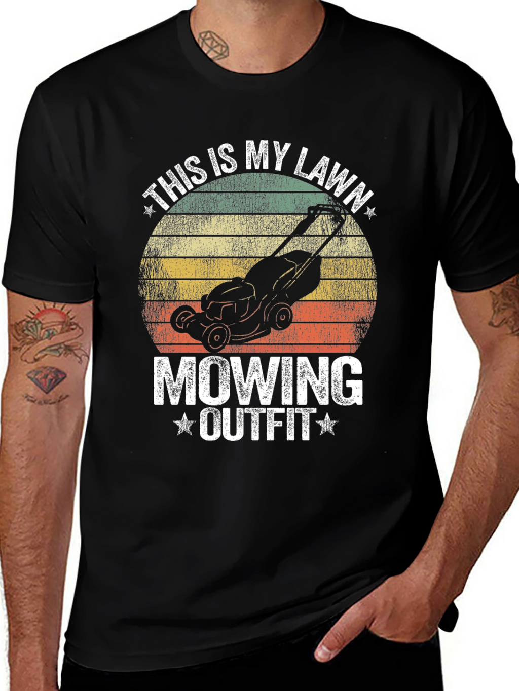 This is My Lawn Mowing Outfit T-Shirt