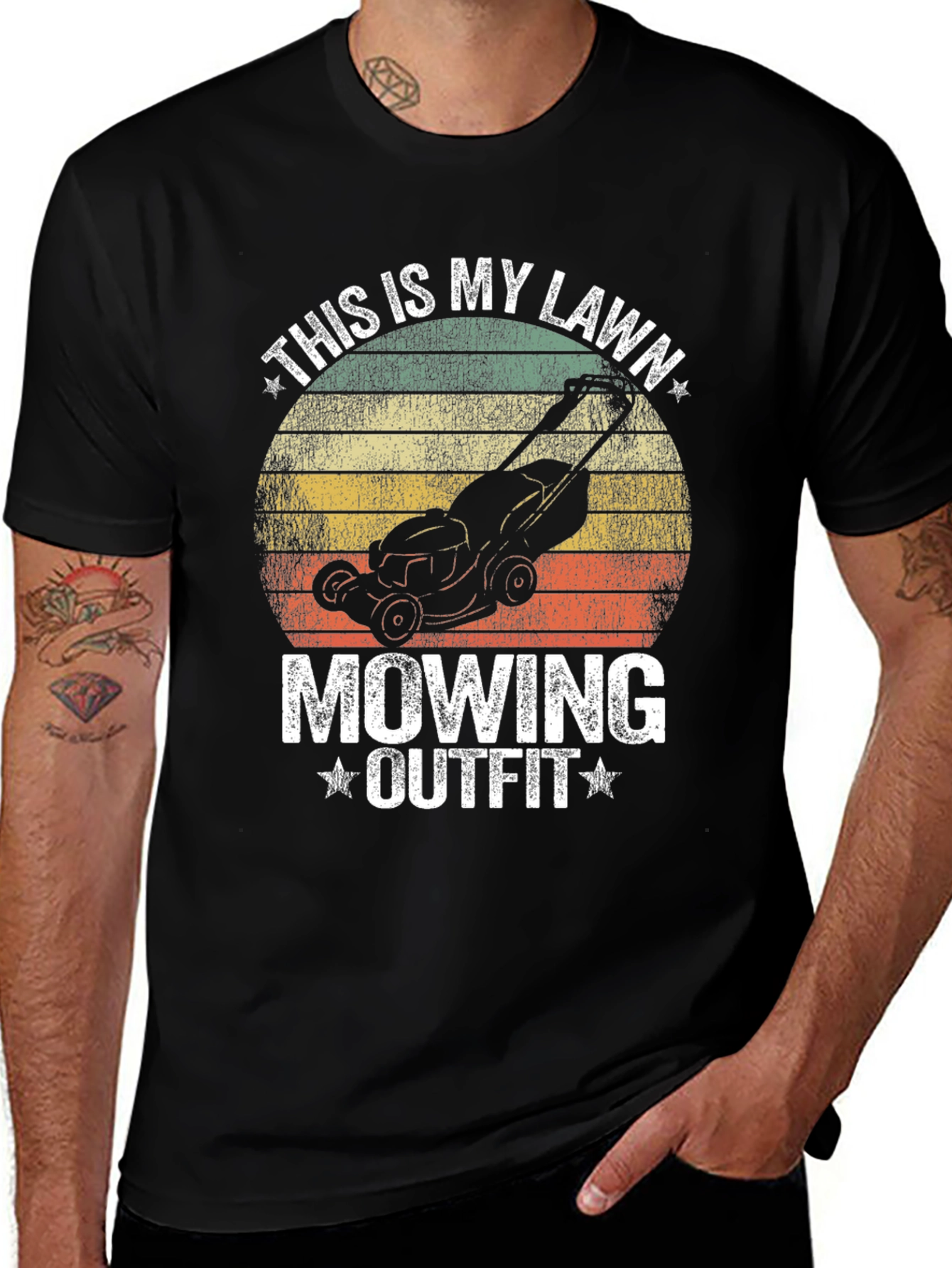 This is My Lawn Mowing Outfit T-Shirt