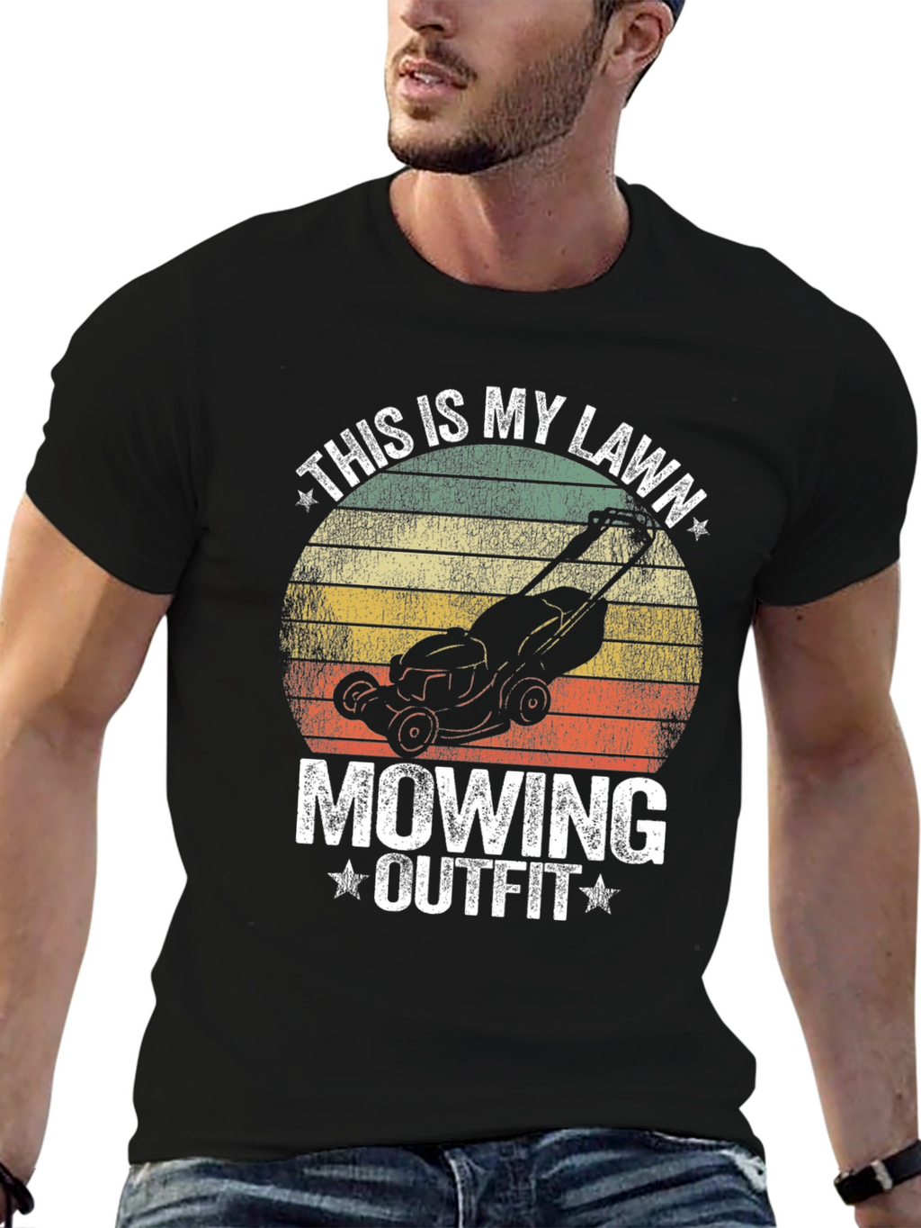 This is My Lawn Mowing Outfit T-Shirt