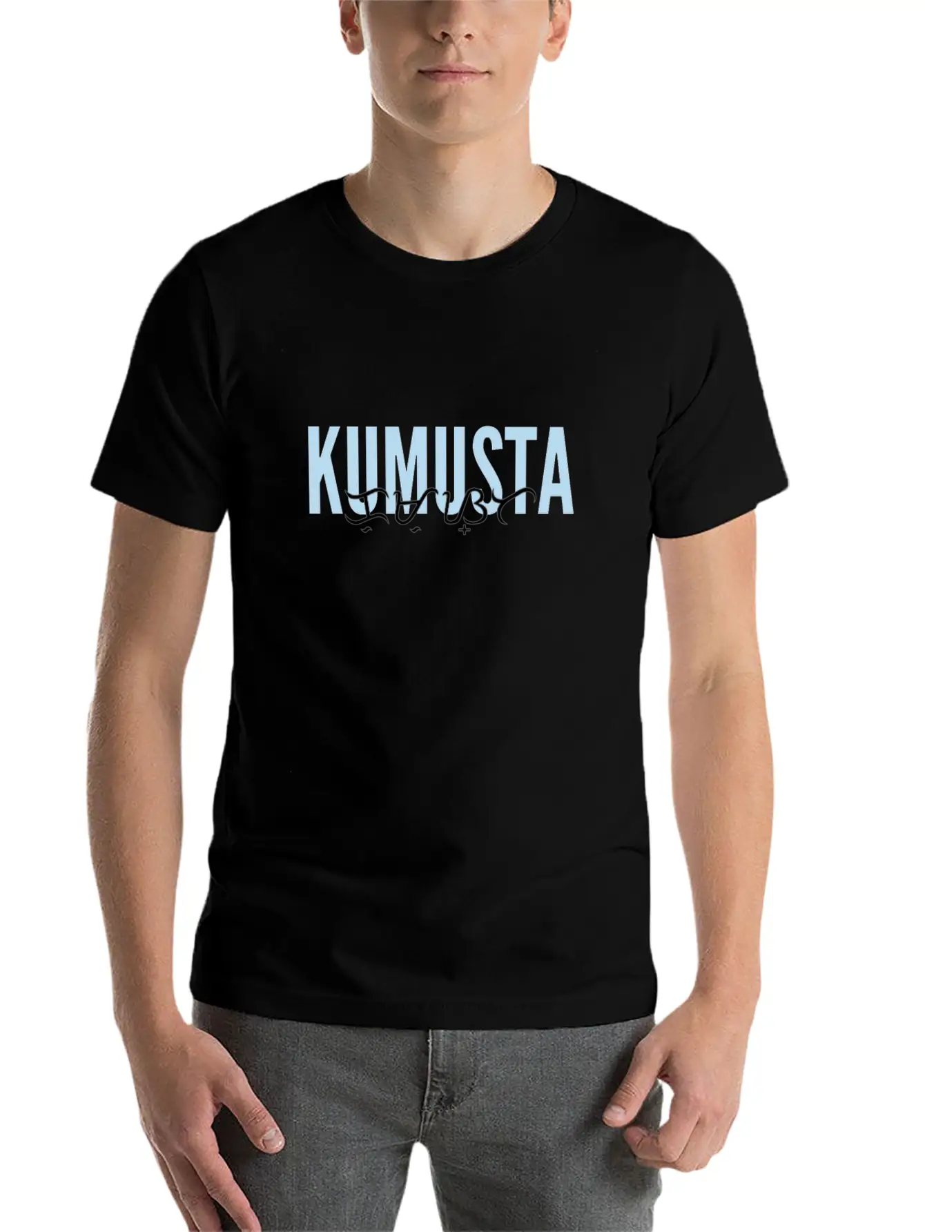 Kumusta Baybayin Relaxed Everyday Tee – Lightweight And Durable Cotton