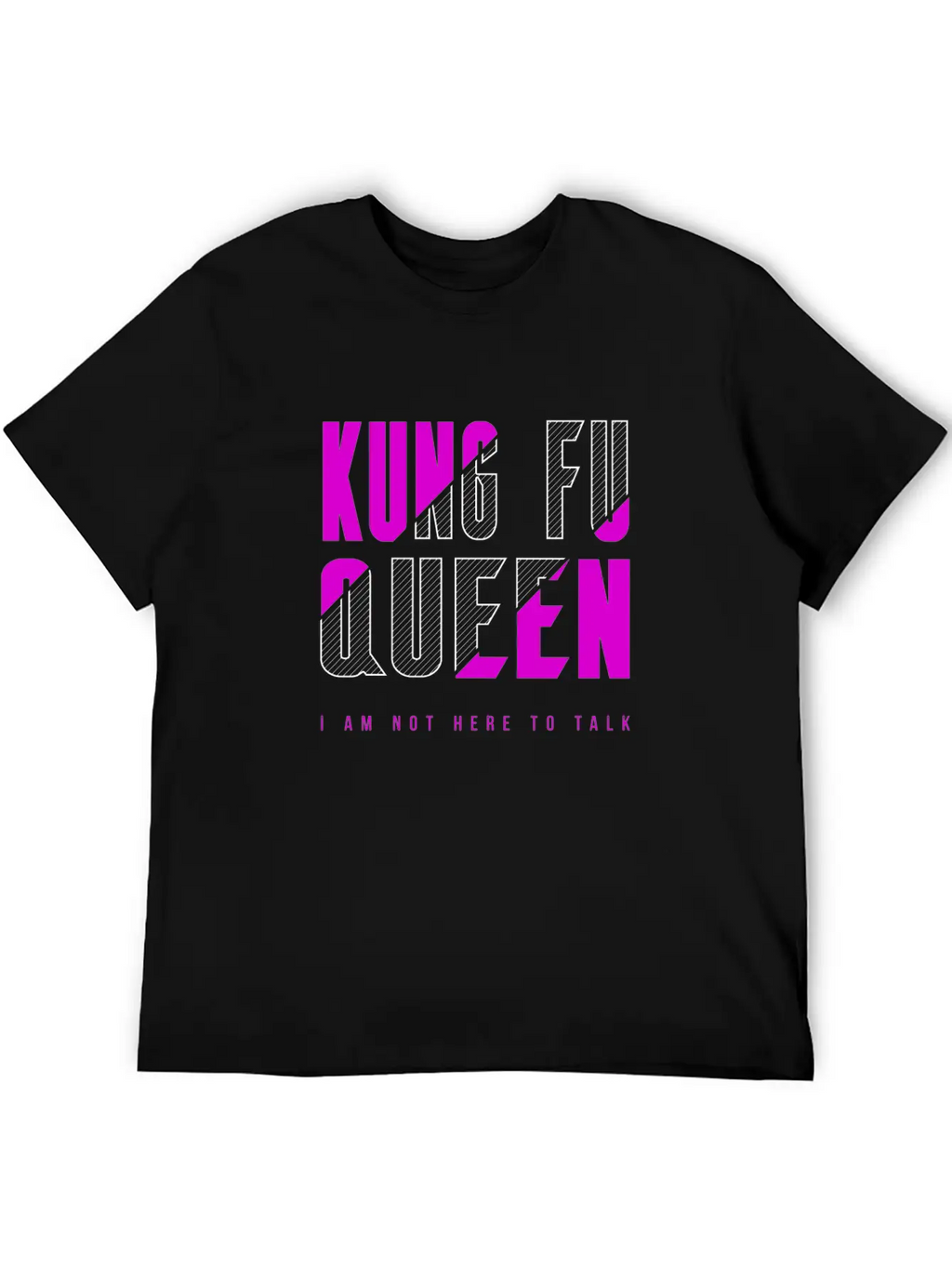 Kung Fu Queen Classic Cotton Tee – Unisex Comfort For Any Season