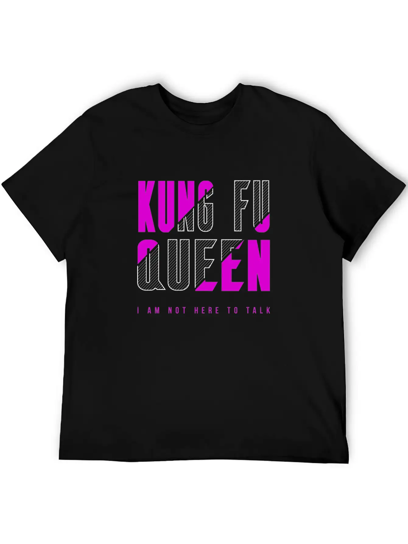 Kung Fu Queen Classic Cotton Tee – Unisex Comfort For Any Season