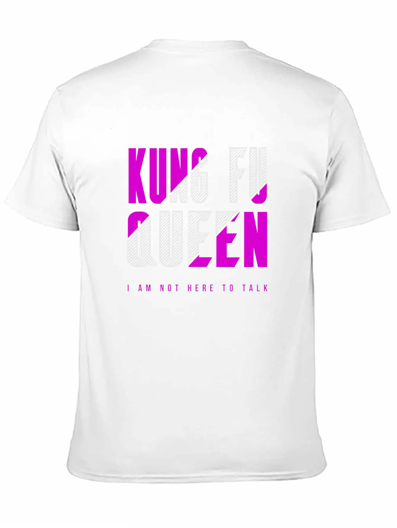 Kung Fu Queen Classic Cotton Tee – Unisex Comfort For Any Season