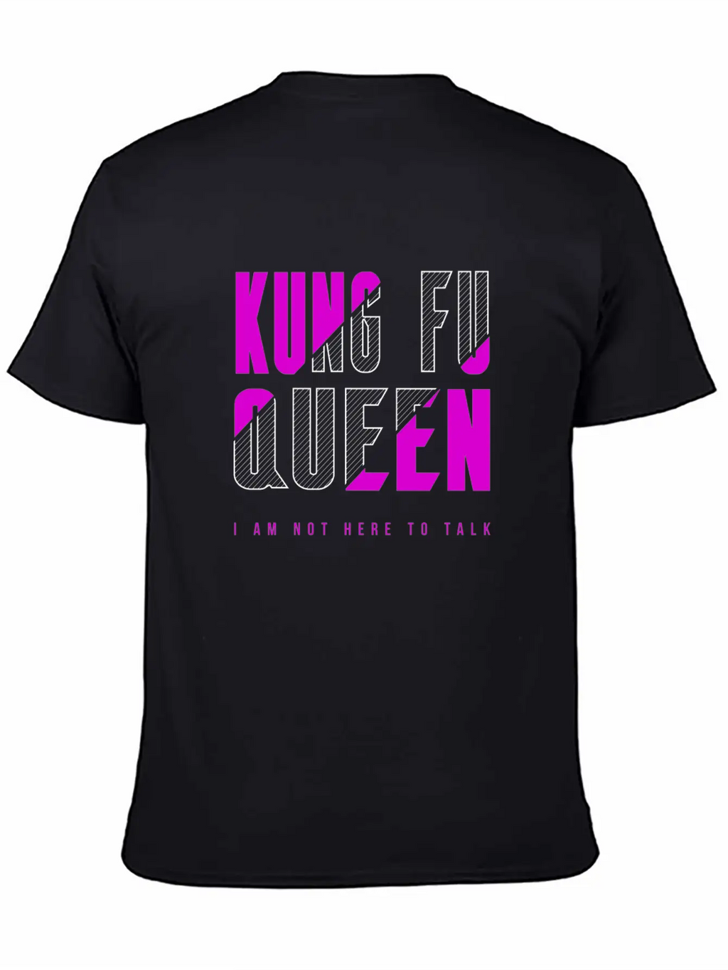 Kung Fu Queen Classic Cotton Tee – Unisex Comfort For Any Season