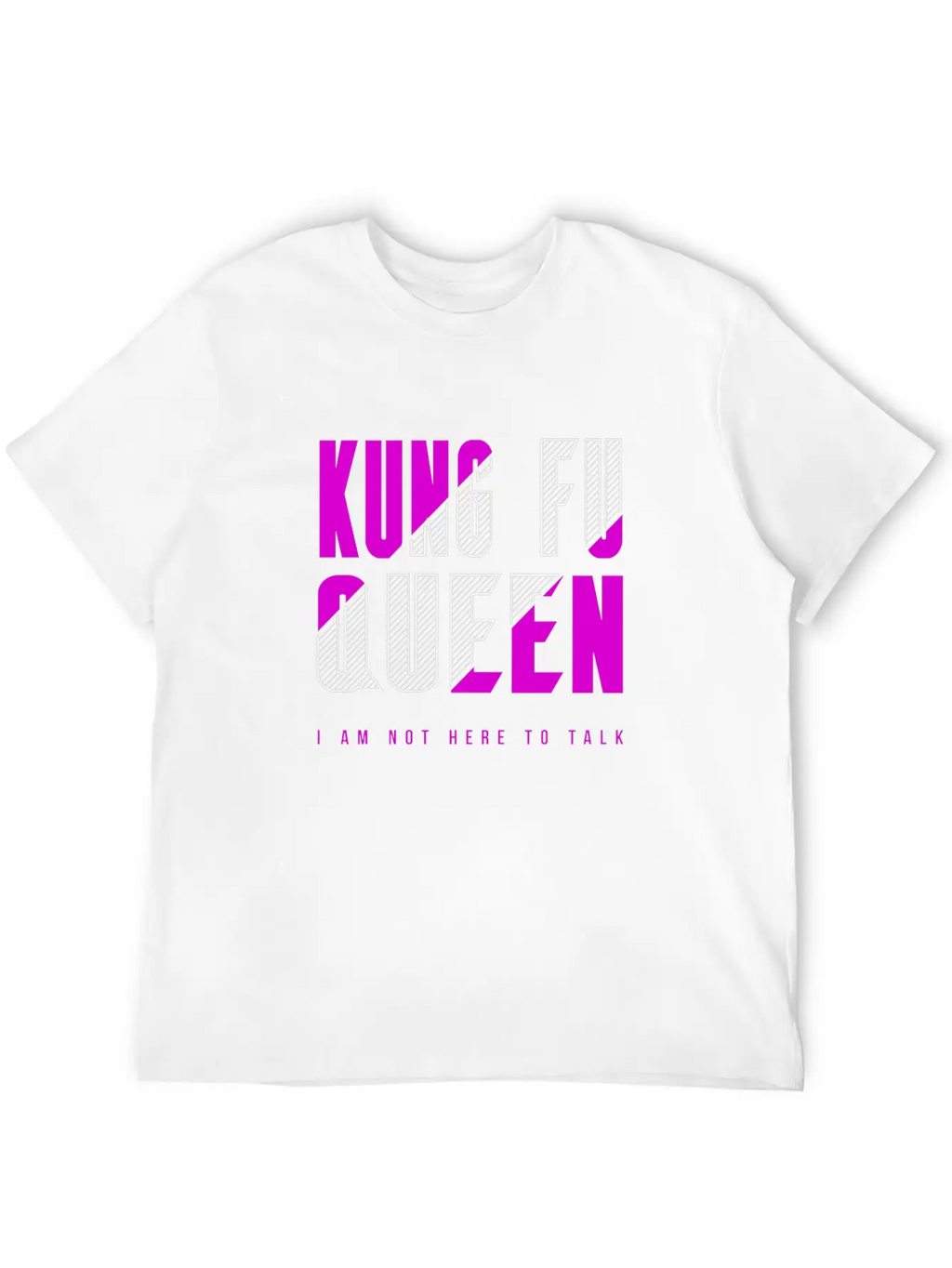 Kung Fu Queen Classic Cotton Tee – Unisex Comfort For Any Season