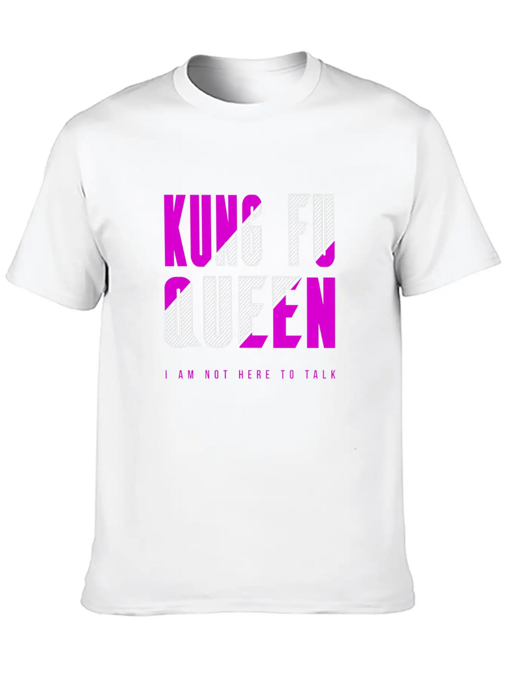 Kung Fu Queen Classic Cotton Tee – Unisex Comfort For Any Season