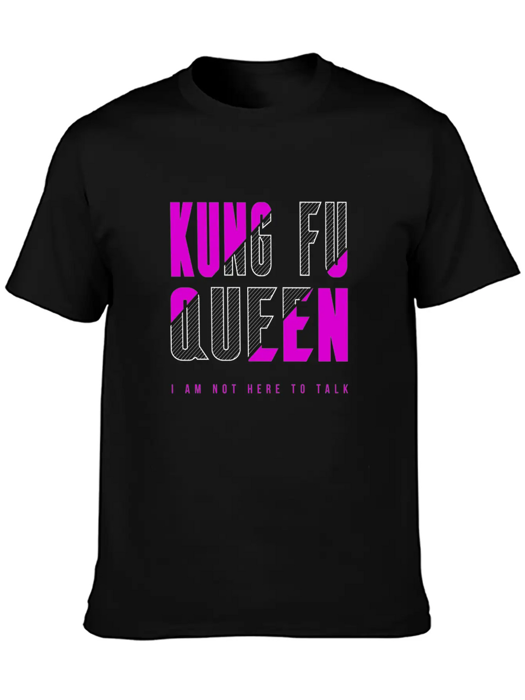 Kung Fu Queen Classic Cotton Tee – Unisex Comfort For Any Season