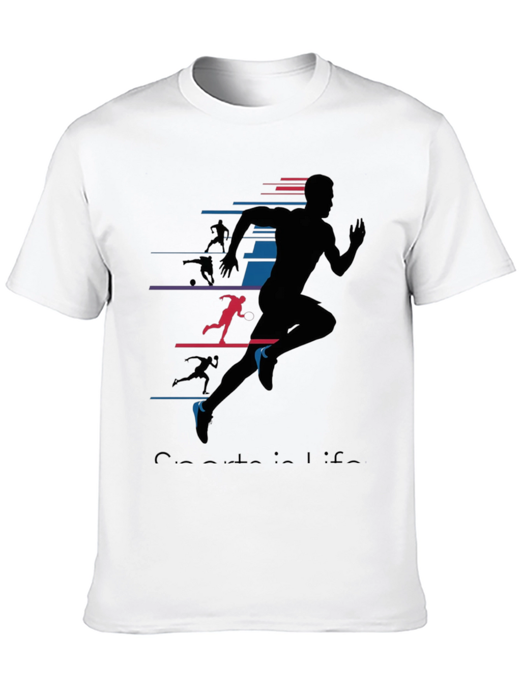 Runners Life Graphic Tee - Black
