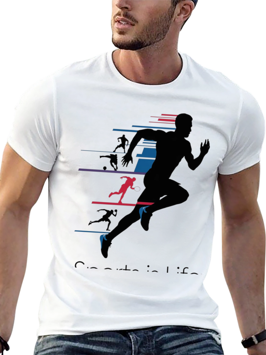 Runners Life Graphic Tee - Black