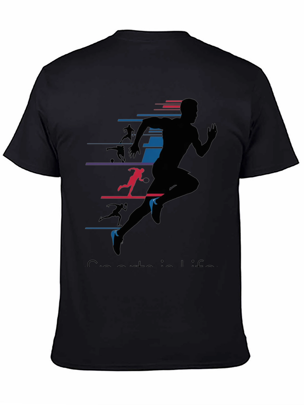 Runners Life Graphic Tee - Black