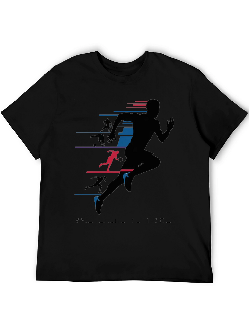 Runners Life Graphic Tee - Black