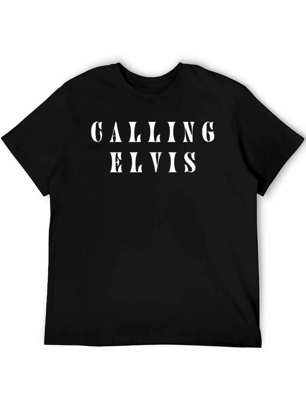 Calling Elvis Graphic T-Shirt - Classic Rock Fan Tee