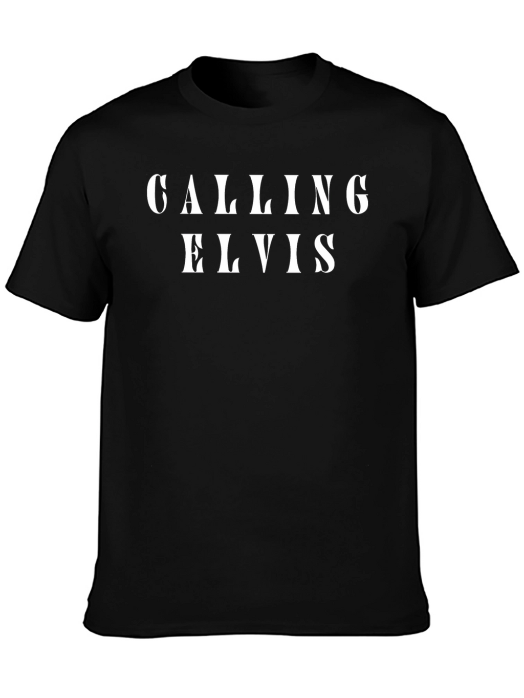 Calling Elvis Graphic T-Shirt - Classic Rock Fan Tee