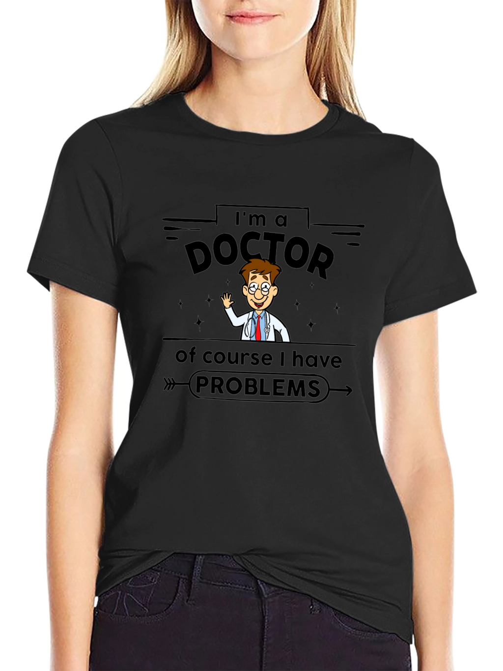 Im a Doctor T-Shirt - Cartoon Style