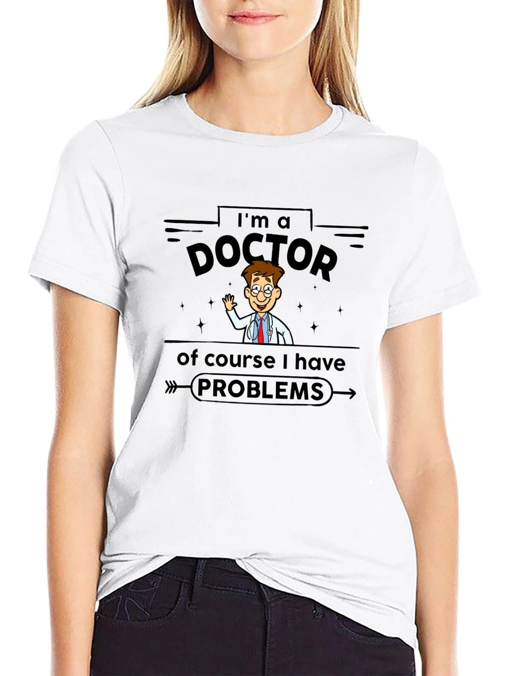 Im a Doctor T-Shirt - Cartoon Style