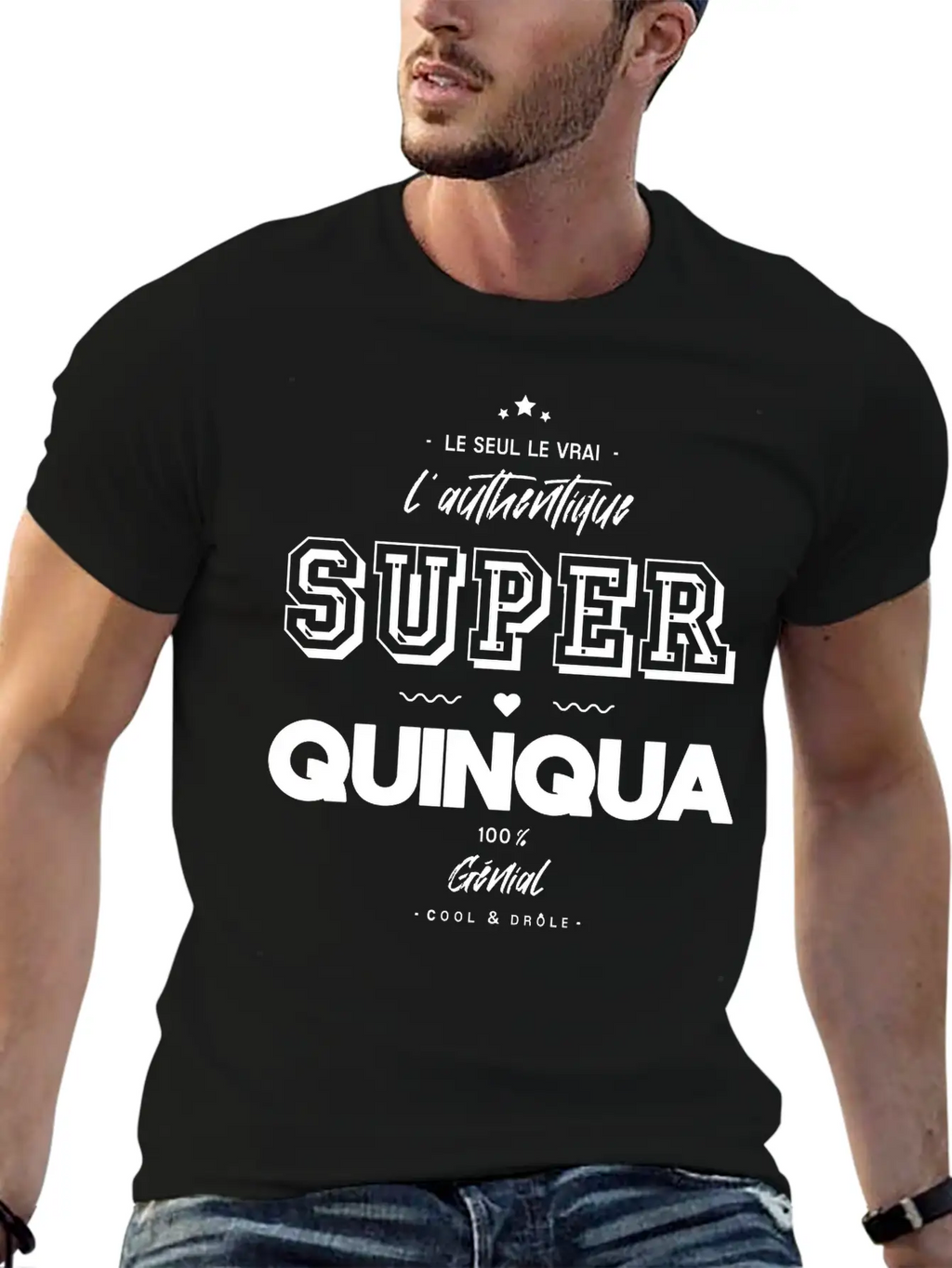 L Authentique Super Quinqua Génial Essential Cotton Tee For Daily Outfits – Unisex Style