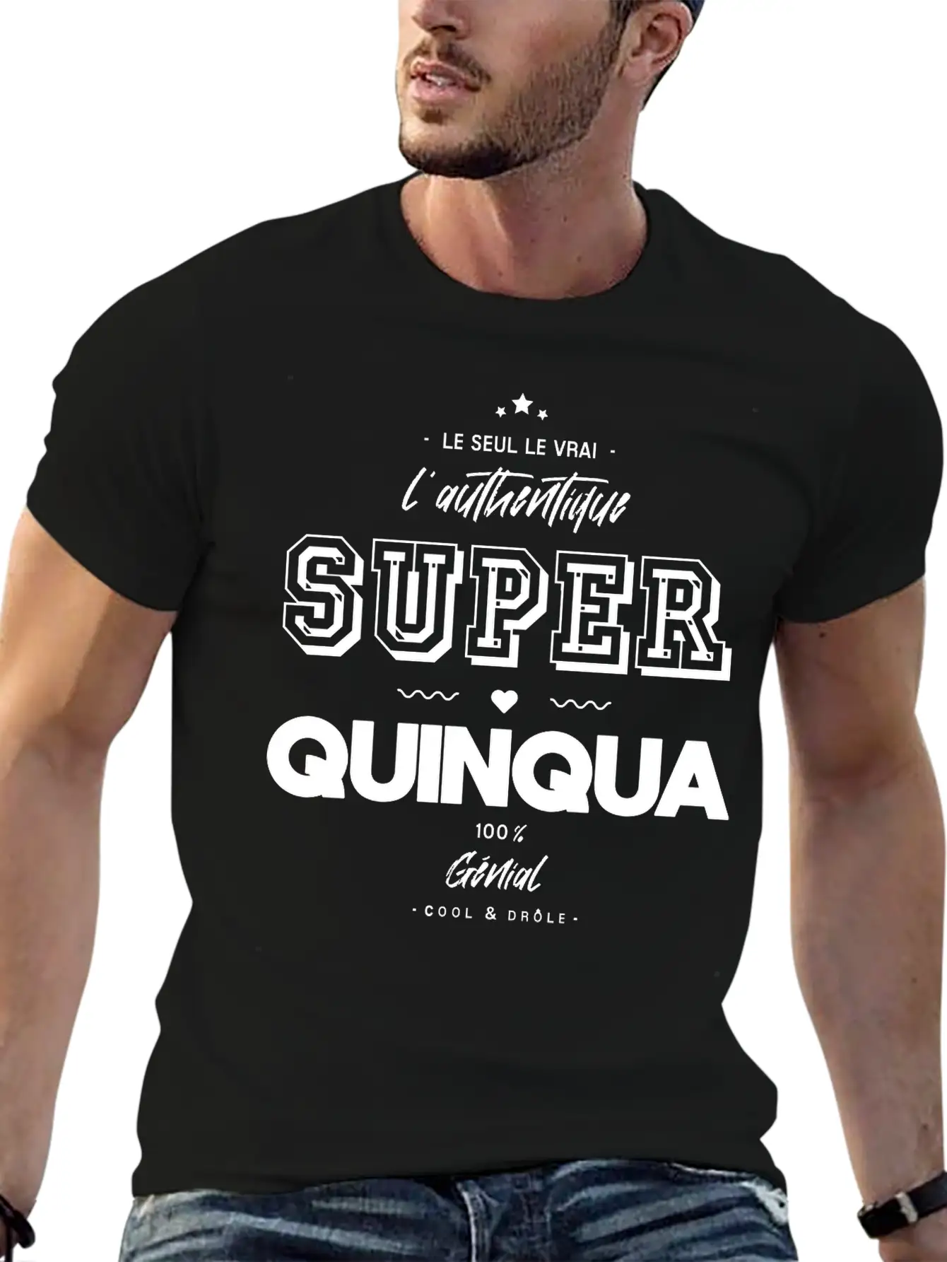 L Authentique Super Quinqua Génial Essential Cotton Tee For Daily Outfits – Unisex Style