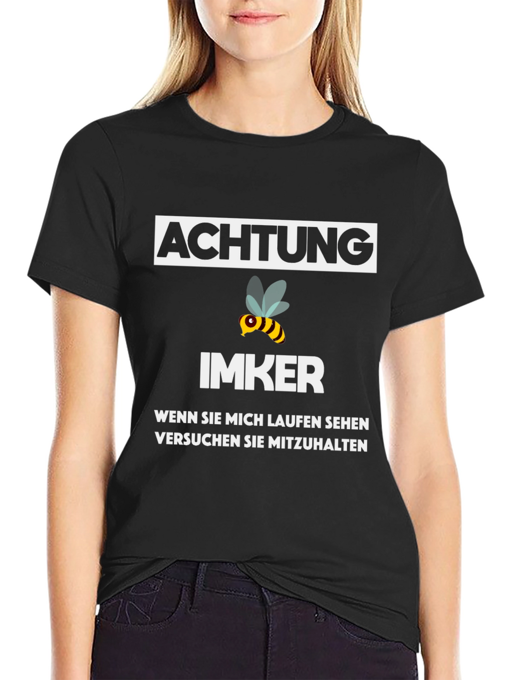 Achtung Imker Funny Beekeeper T-Shirt